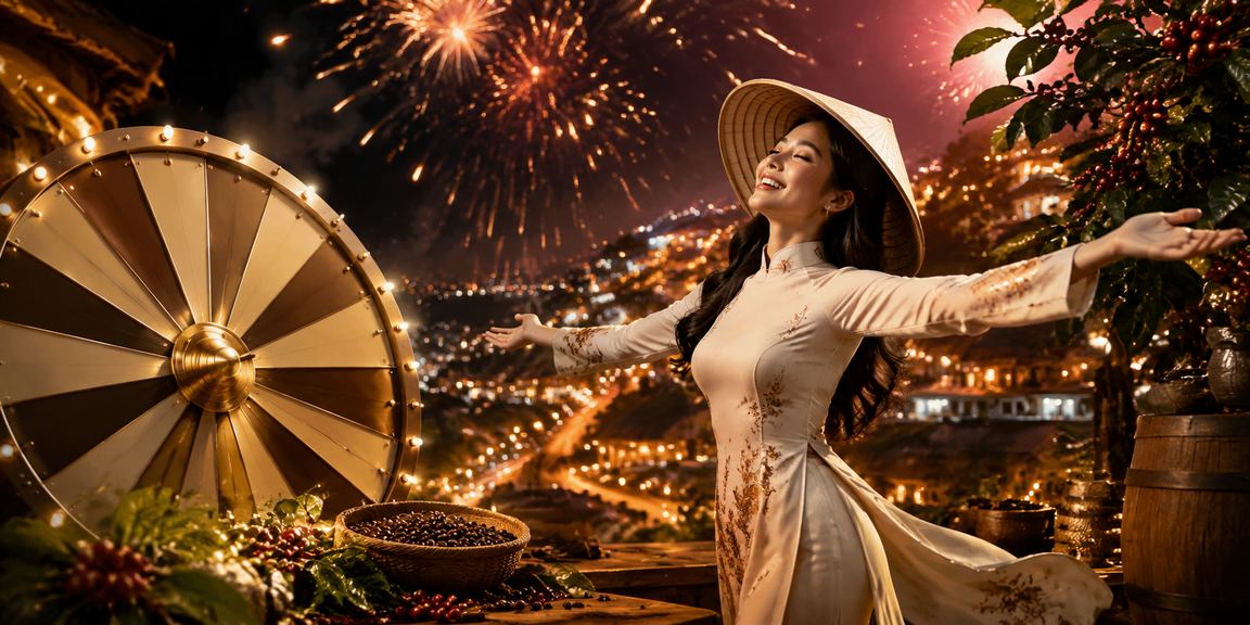 Người dùng tại Đà Lạt ngồi bên khung cảnh thành phố sương mù, theo dõi thông tin giải đấu thể thao và casino trực tuyến